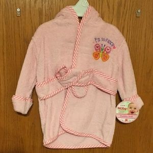 Nuby baby robe NWT size 0-9 months.
